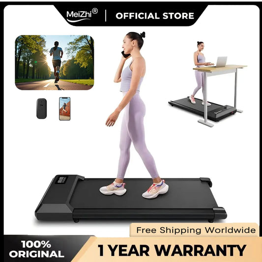 Fitness Pad – Compact Walking Treadmill with App & AI Training